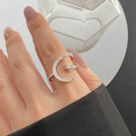 Personalized Moonstar Cincin