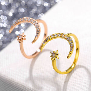 Personalized Moonstar Cincin