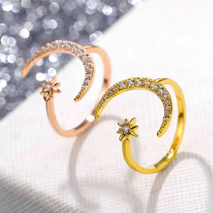 Personalized Moonstar Cincin