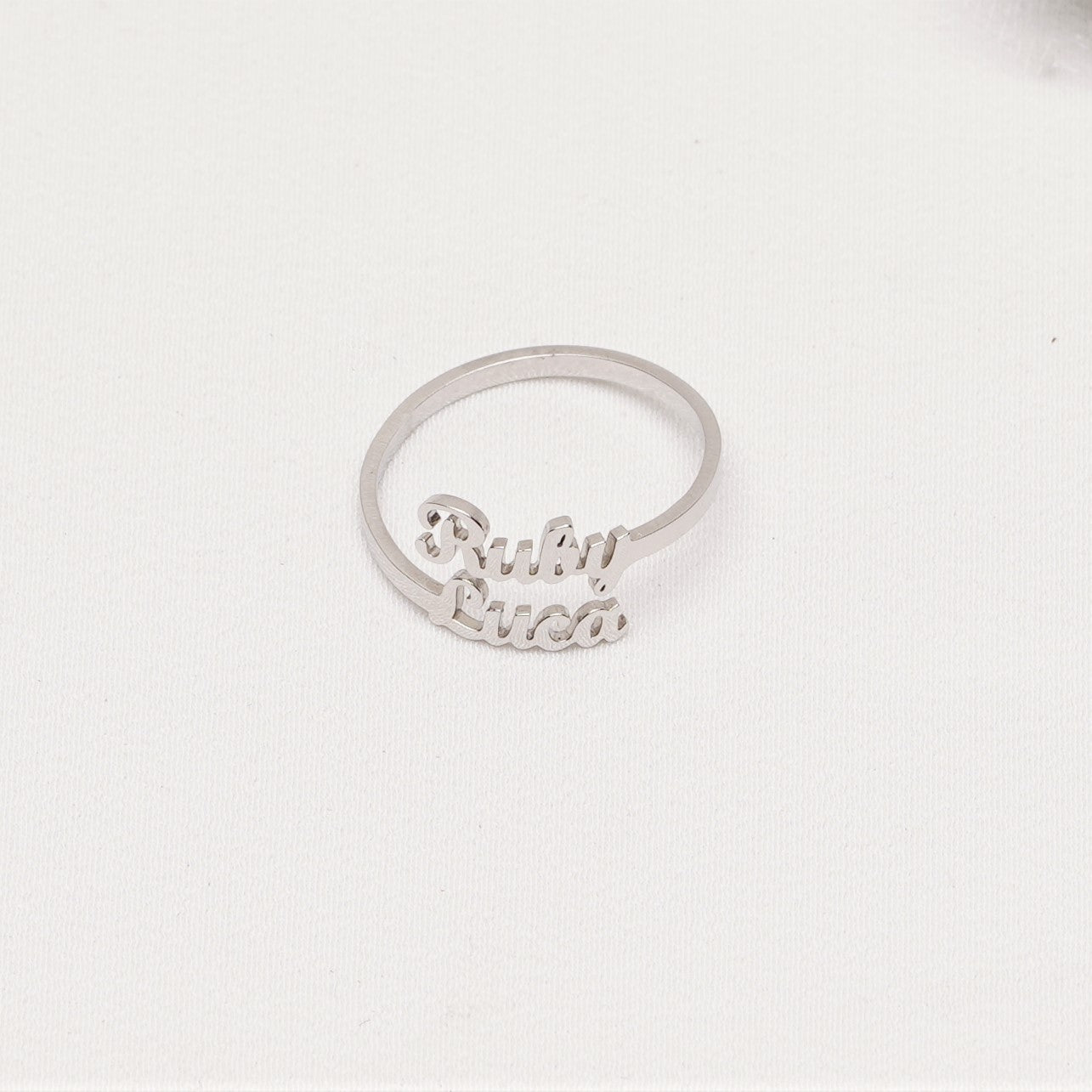 Personalized DoubIe Hera Cincin