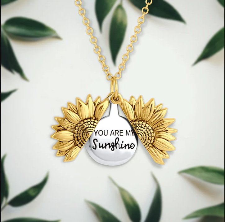 Personalized Sunflow Kalung
